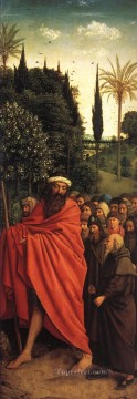 ゲントの祭壇画 子羊の礼拝 聖なる巡礼者 ルネサンス ヤン・ファン・エイク Oil Paintings